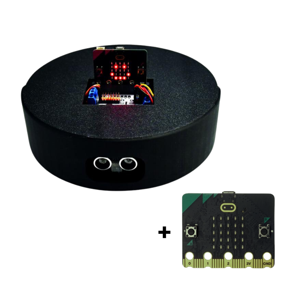 3D robot mower kit with micro:bit card